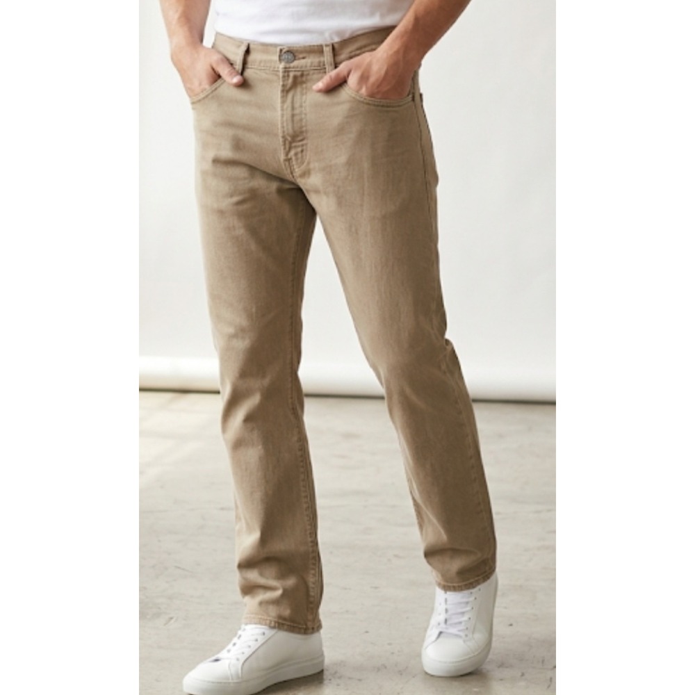 Levis 501 Jeans 40W X 29L Mens Original Button Fly Color Beige 005013400 NWT